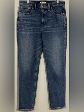 Madewell Roadtripper High Rise Slim Boy Jeans  Womens 29 Medium Wash Stretch